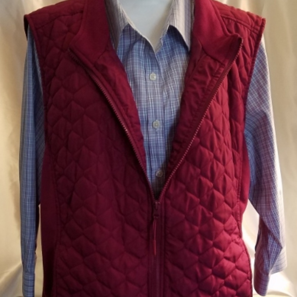 4X Cranberry Vest